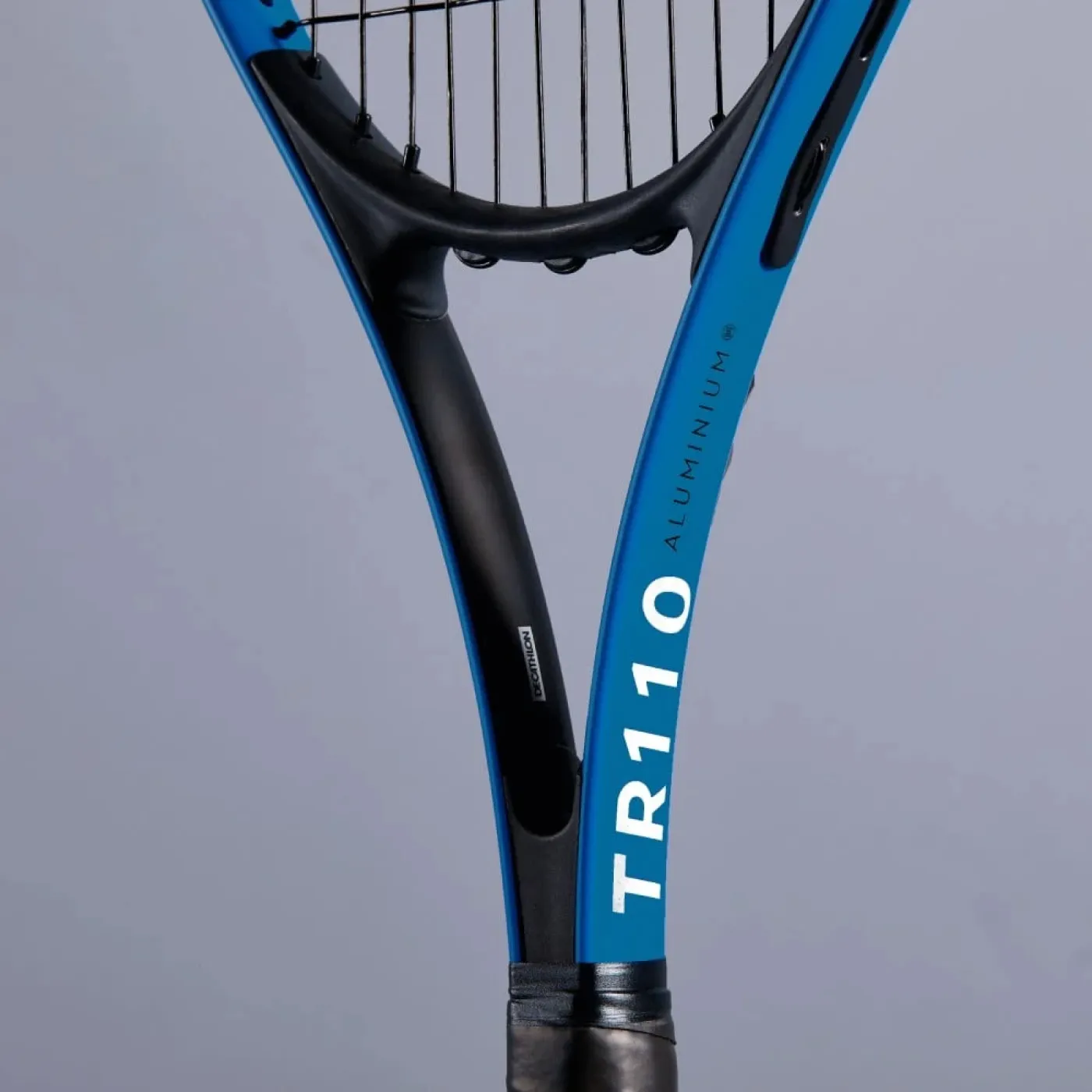 Decathlon Aluminum Tennis Racket for Adults (Blue & Black) - imagine 2