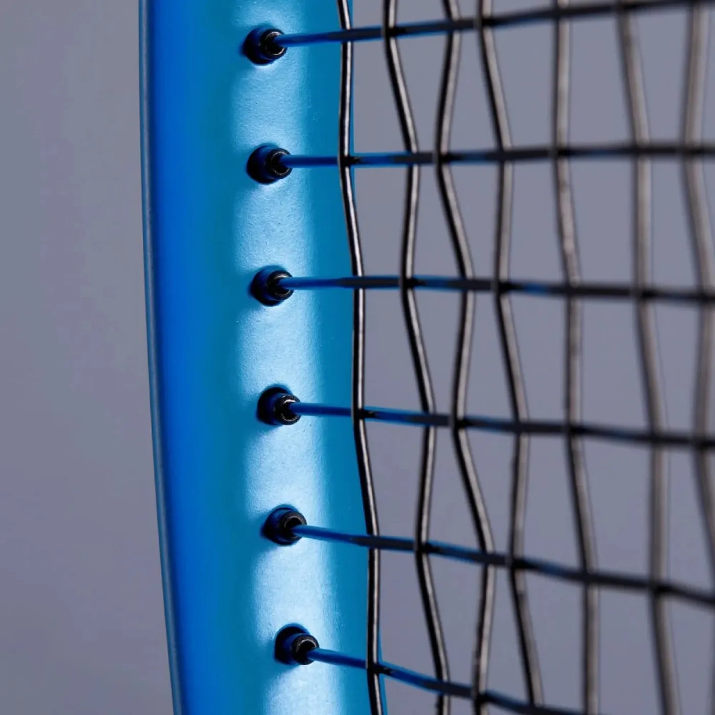 Decathlon Aluminum Tennis Racket for Adults (Blue & Black) - imagine 4