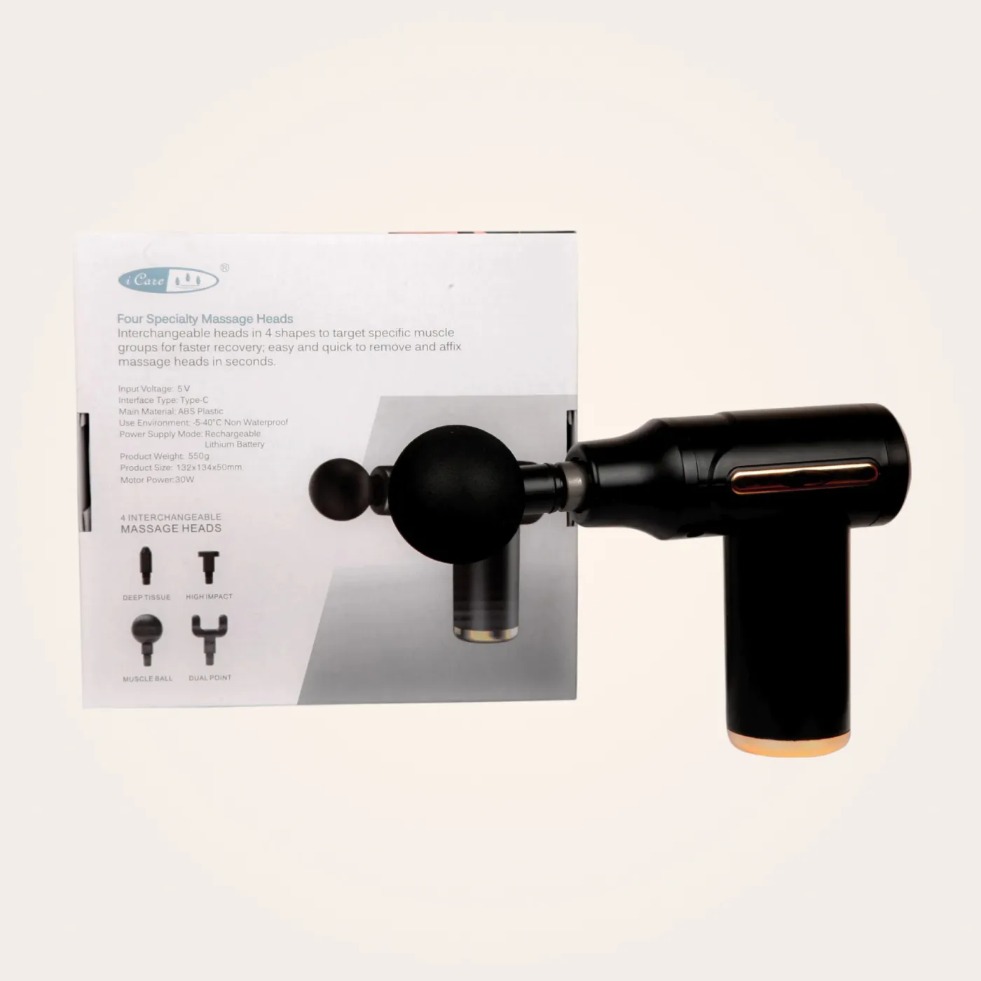 iCare Mini Percussion Muscle Massager - imagine 3