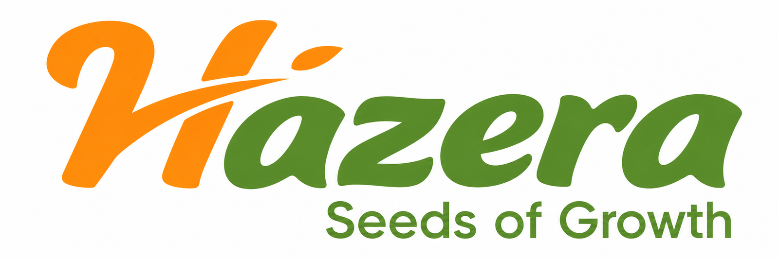 Logo Hazera cu accente botanice