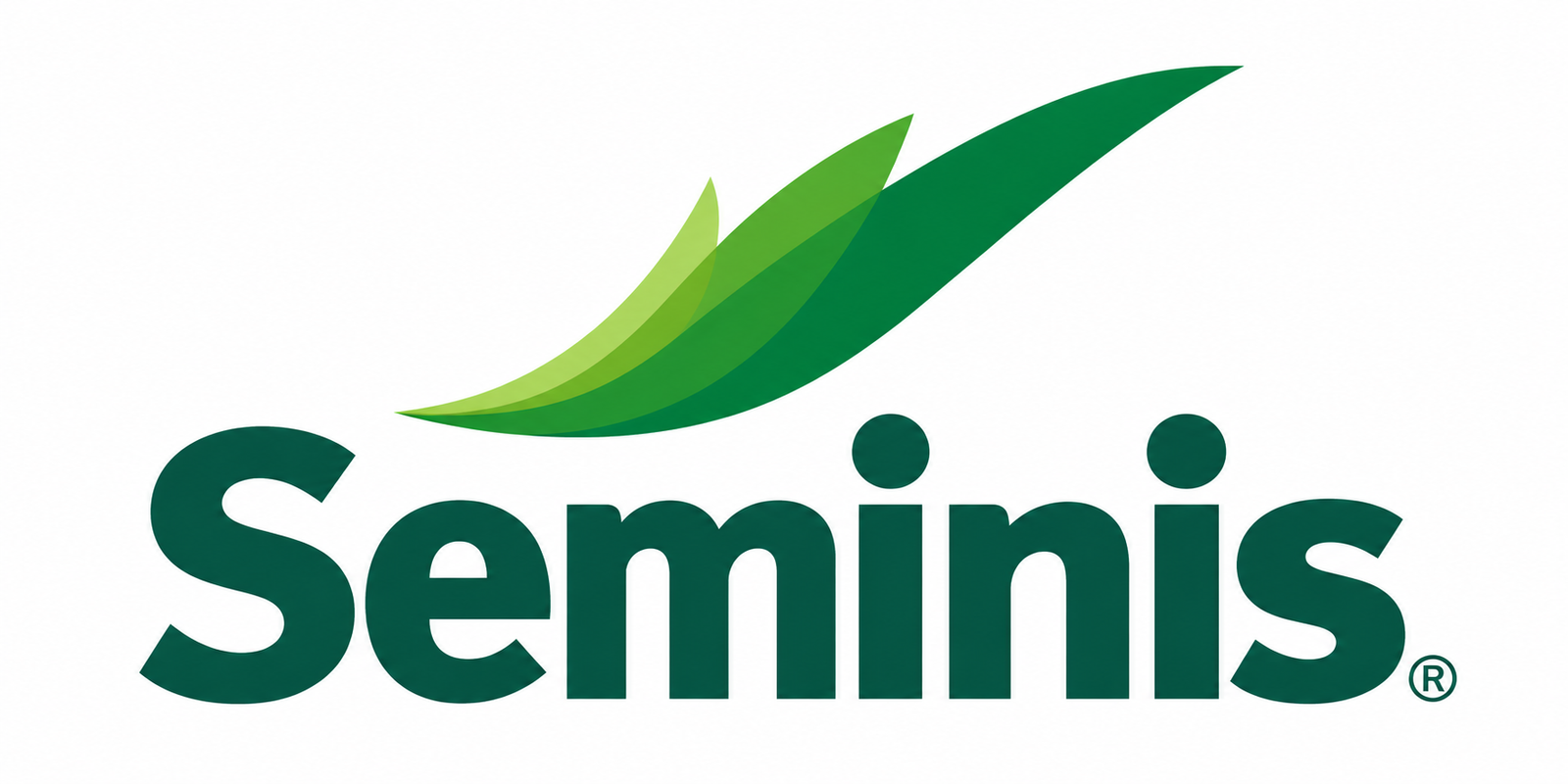 Logo Seminis cu frunze verzi