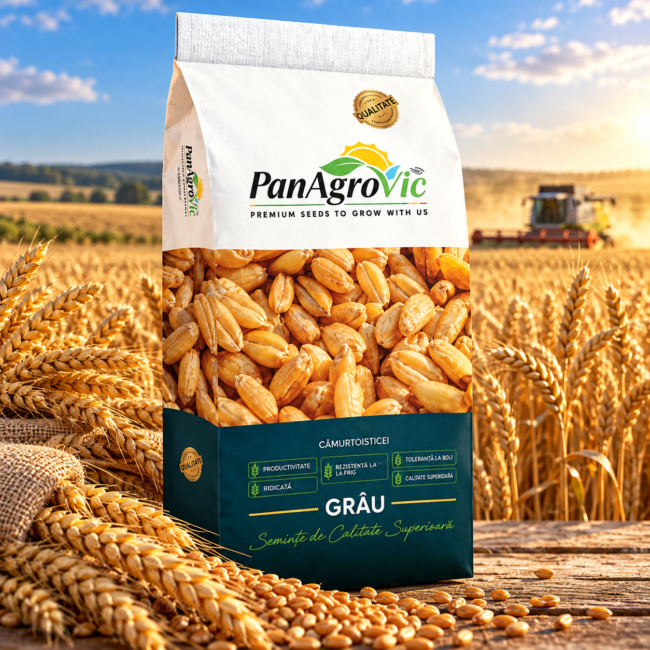 Grâu Apache C1 – Sămânță certificată, sac 35 kg